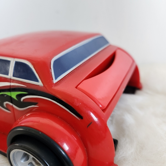 2003 Phat Boyz Car Carrying Case - Red Storage Organizer for Toy Cars - Rare - Picture 9 of 10